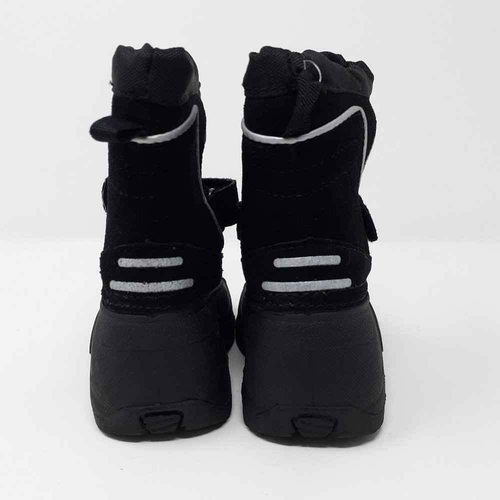 SPORTO Boys Suede Snow Boots | Toddler Size 5–6 | NWT | Black - Picture 3 of 6